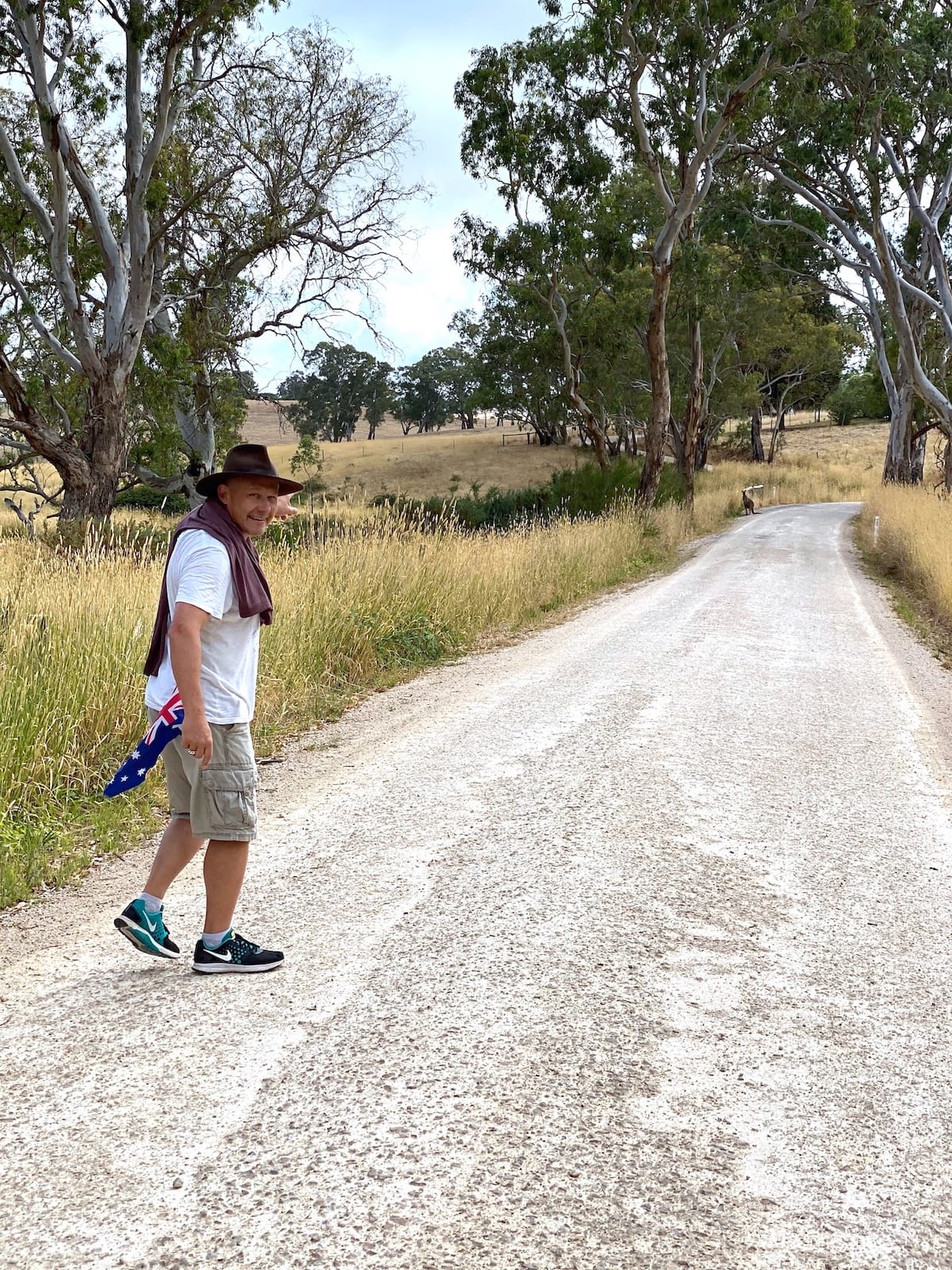 Where it all started. Vic in Gumeracha on 25 January, 2020